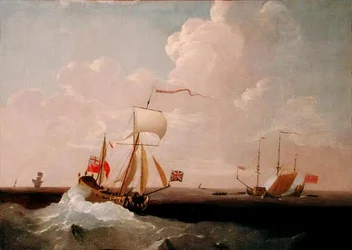 Royal Yacht (olje på lerret)