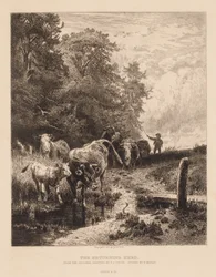 Den tilbakevendende flokk, ca. 1885.