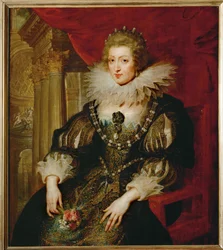 Anne av Østerrike, dronning av Frankrike (maleri på tre)