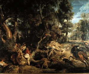 Villejakt Maleri av Pieter Paul Rubens (1577-1640)