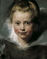 Nederlandsk: Portrett av Clara Serena Rubens (1611–1623) Portrett av Clara Serena Rubens, kunstnerens datter