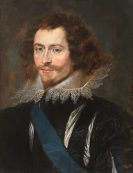 George Villiers, første hertug av Buckingham, ca. 1625 (olje på panel)