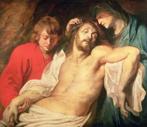 Kristi klagesang av Jomfruen og St. Johannes