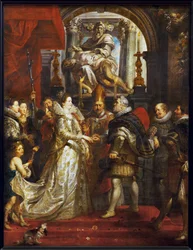 Marie de Medicis og Henrik IVs fullmektige ekteskap i Firenze