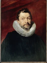 Portrett av baron Henri de Vicq, Nederland ambassadør til det franske hoffet (olje på tre, ca. 1625)