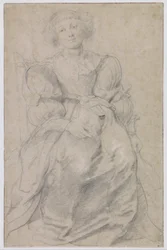 Portrett av Hélène Fourment, ca. 1630-1631