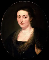 Portrett av Isabella Brant, c1615-1620.