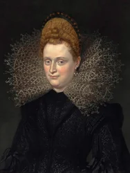 Portrett av Margherita Gonzaga 1591-1632, hertuginne av Lorraine.