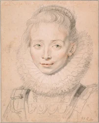Rubenss datter Clara Serena Så kalt Maid of Honor of Infanta Isabella, ca. 1623