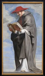 Saint Bonaventure. (Anheng av Saint Francois i ekstase). Læren om denne helgenen, som var lite verdsatt av den fransiskanske skolen frem til slutten av 1500-tallet, ble hedret av teologene fra Contre Reforme. Scener fra denne helgenens liv ar