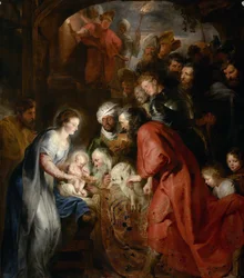 De hellige tre kongers tilbedelse, ca. 1619