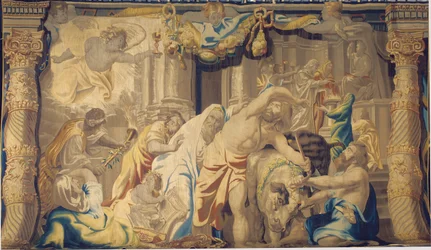 Eukaristien beseirer de hedenske ofringene, Brussel, andre halvdel av 1600-tallet