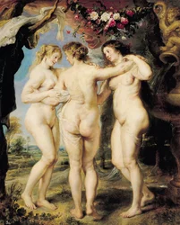 The Three Graces, ca. 1636-39 (olje på lerret)