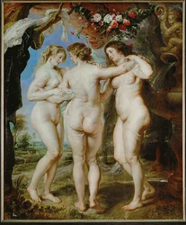 De tre gracene, ca. 1636 (maleri på tre)