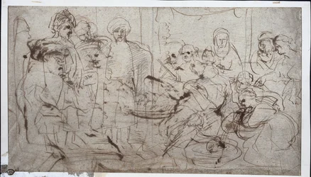 Tomyris med hodet til Cyrus, ca. 1637-1638.