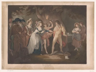 Rosalind viser Orlando i sitt eget hjem Shakespeare. Som du liker det (tittel på objekt)