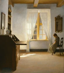 Lesende pike, 1901