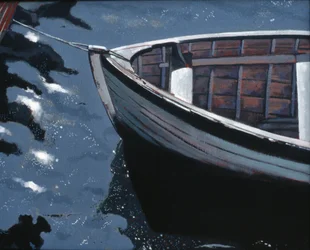 Havneside: Stockholm, 2004 (olje på lerret)