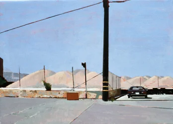 Grushauger i sentrum av Los Angeles, 2007 (olje på lerret)