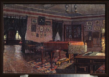 Stuen i huset til Peter Ilich Tchaikovsky