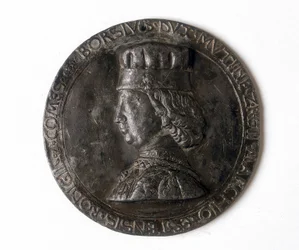Medalje som viser Borso d
