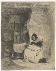 lesende kvinne