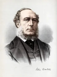 John Walter , britisk moderat liberal politiker, ca 1890.