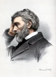 Thomas Carlyle , skotsk essayist, satiriker og historiker, c1890.