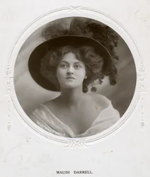 Maudi Darrell , britisk skuespillerinne, c1908.
