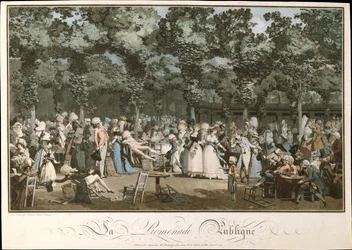 Den offentlige promenaden, 1792
