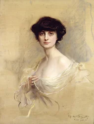 Anna de Noailles (1876-1933) 1913 (olje på lerret)