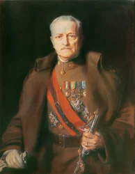 General John Pershing (1860-1948) (olje på lerret)