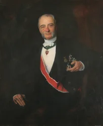 Portrett av Bohuslav, grev Chotek av Chotkow og Wognin 1829-1896, ca. 1870.