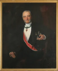 Portrett av Bohuslav, grev Chotek av Chotkow og Wognin 1829-1896, ca. 1870.