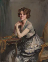 Portrett av Winnie Melville, Mrs