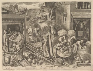 Prudence Prudentia fra The Virtues, ca. 1559-60.