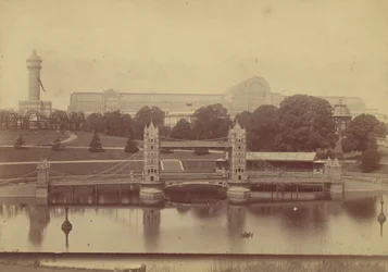 Fremdriften til Crystal Palace i Sydenham, 1854.