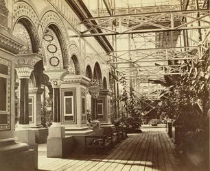 Sydenham: Crystal Palace, inngangen til den bysantinske domstolen, 1854