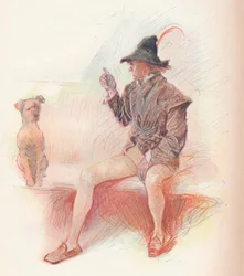 Launce and his Dog, 1903, 1903