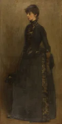 Lady in Grey: Mrs Montgomery (olje på lerret)