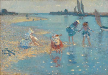 Walberswick, barnepadling, 1891