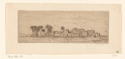 Visning av Com Al-Akhdar Vue de Côm Al-Akhdar (original tittel)
