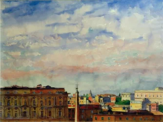 Skyer over Roma