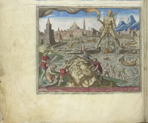 The Colossus of Rhodes fra serien The Eightth Wonders of the World, 1572