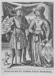 Wenceslaus I, hertug av Luxembourg og Joanna, hertuginne av Brabant, ca. 1600