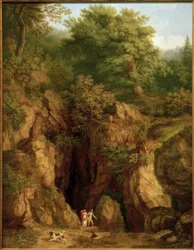 J.Ph. Hackert, St. Francis grotte på Monte Verna I.
