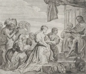 Salomo og dronningen av Saba, 1784.