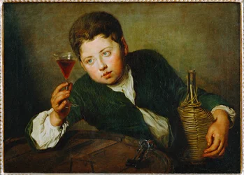 Den unge vinsmakeren (maleri på lerret)