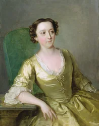 Frøken Adams, ca. 1741 (olje på lerret)