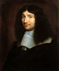 Portrett av Jean-Baptiste Colbert (1619-1683), fransk statsmann, maleri av skolen til Philippe de Champaigne